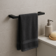 300mm Black Towel Holder Stainless Steel 304 Wall Mounted 300mm Black Towel Holder Stainless Steel 304 Wall Mounted